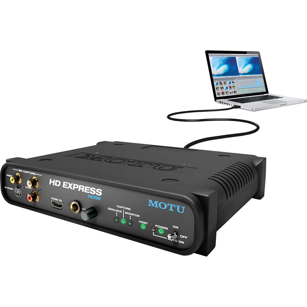 MOTU HD Express Video Interface Mac PC Laptop